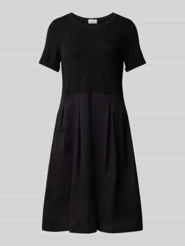 ROBE LÉGÈRE Knielanges Kleid im Stufen-Look in Black, Größe 38