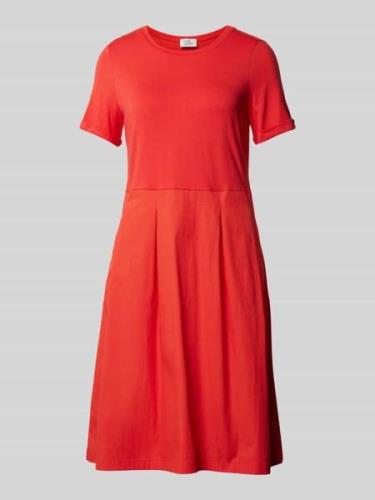 ROBE LÉGÈRE Knielanges Kleid im Stufen-Look in Rot, Größe 40