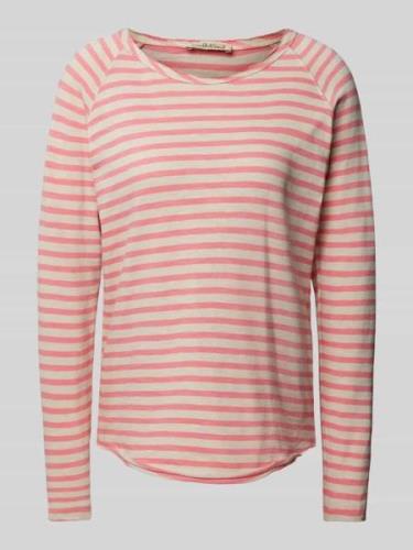 Smith and Soul Longsleeve mit Streifenmuster in Rosa, Größe XS