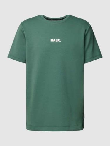 Balr. T-Shirt mit Label-Print Modell 'Q Series' in Gruen, Größe XXL