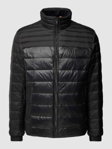 BOSS Orange Steppjacke mit Stehkragen Modell 'Oden' in Black, Größe 54