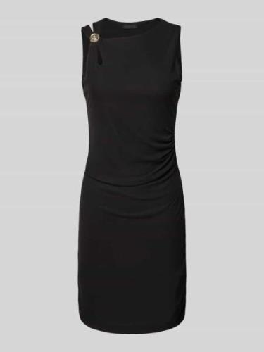Guess Knielanges Kleid mit Label-Applikation Modell 'FEBE' in Black, G...