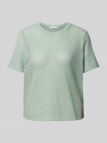 OPUS T-Shirt mit Lochmuster Modell 'Sefrira' in Mint, Größe 36