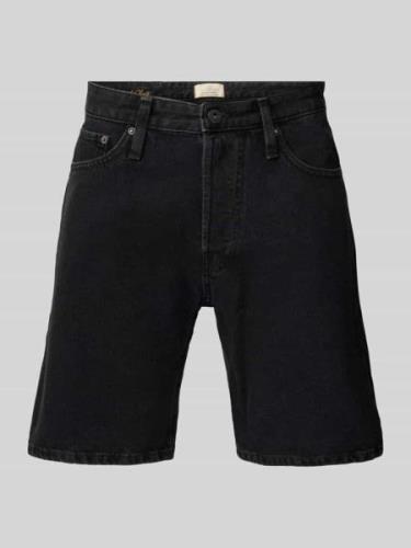 Jack & Jones Relaxed Fit Jeansshorts im 5-Pocket-Design in Black, Größ...