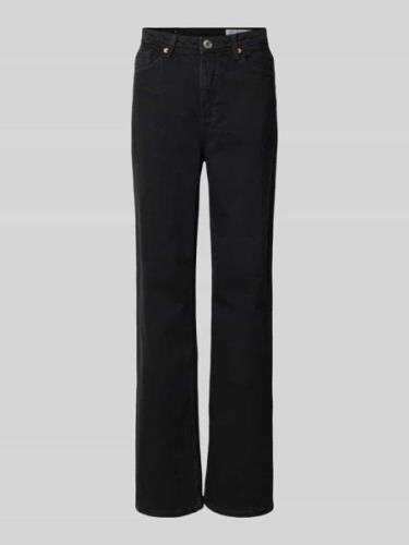 Vero Moda High Waist Jeans mit weitem Bein Modell 'TESSA' in Black, Gr...
