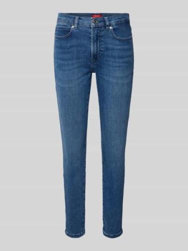 HUGO Skinny Fit Jeans im 5-Pocket-Design in Blau, Größe 29/32