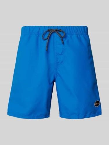 Shiwi Badehose mit Label-Patch Modell 'Mike' in Royal, Größe S