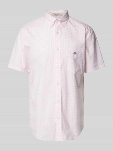 Gant Freizeithemd mit Button-Down-Kragen in Rose, Größe S