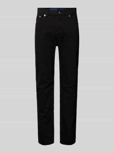 Hugo Blue Slim Fit Jeans im 5-Pocket-Design Modell 'Ash' in Black, Grö...