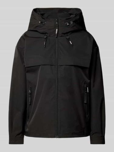 khujo Jacke mit Reißverschluss Modell 'BLAIR3' in Black, Größe S