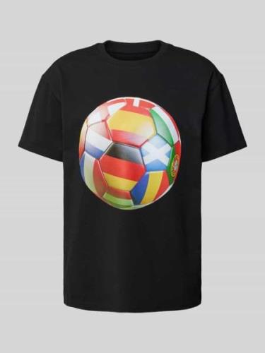 Mister Tee T-Shirt mit Motiv-Print in Black, Größe XS