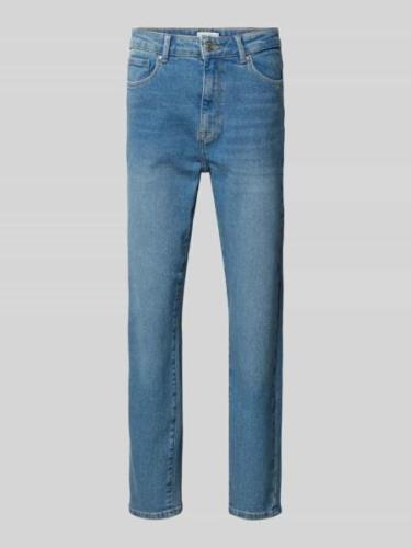 Only High Waist Jeans mit Eingrifftaschen Modell 'EMILY' in Jeansblau,...