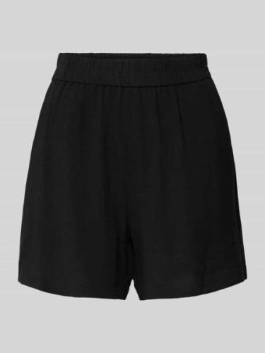 Pieces Shorts mit elastischem Bund in Black, Größe XS