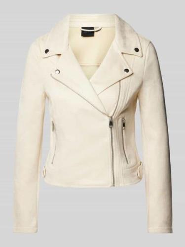 Vero Moda Jacke mit Reverskragen Modell 'VMJOSE' in Beige, Größe XS