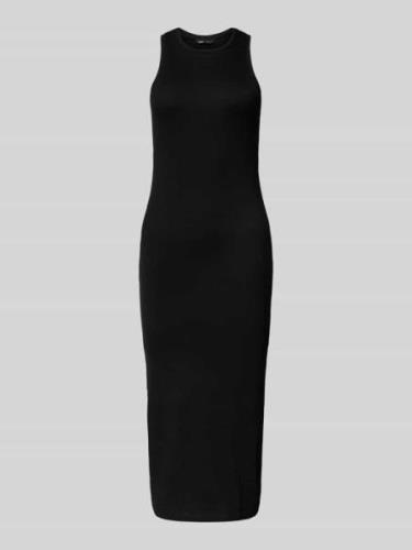 Only Midikleid in Ripp-Optik Modell 'BELFAST' in Black, Größe XS