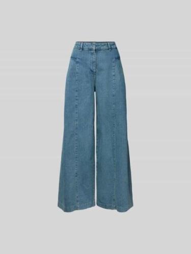 Remain Jeans mit Ziernähten in Blau, Größe 34