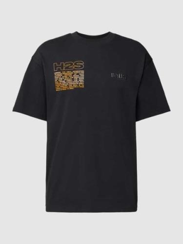 Balr. T-Shirt mit Label-Detail Modell 'Joey' in Black, Größe S