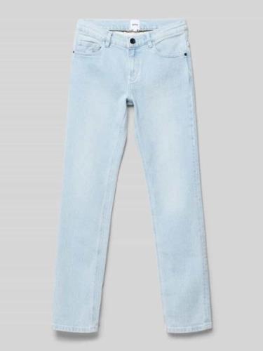 Boss Jeans mit 5-Pocket-Design in Hellblau, Größe 152