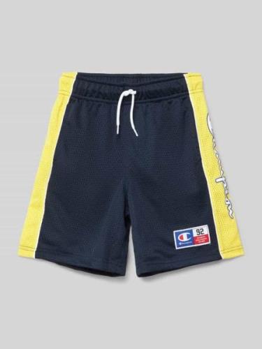 CHAMPION Shorts mit Colour-Blocking-Design in Marine, Größe 104