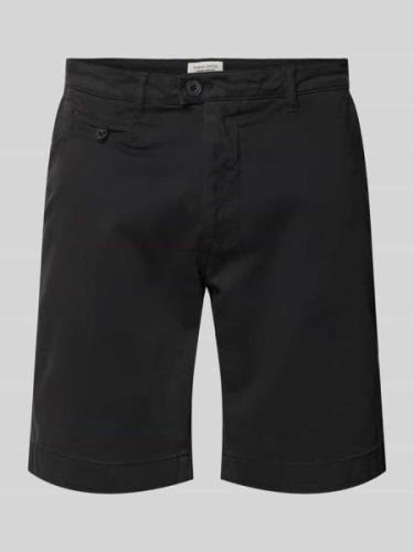 Casual Friday Chino-Shorts mit Eingrifftaschen in Black, Größe S