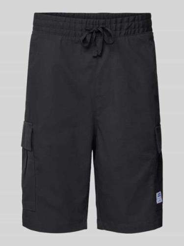 Hugo Blue Cargoshorts mit elastischem Bund Modell 'Giulio' in Black, G...