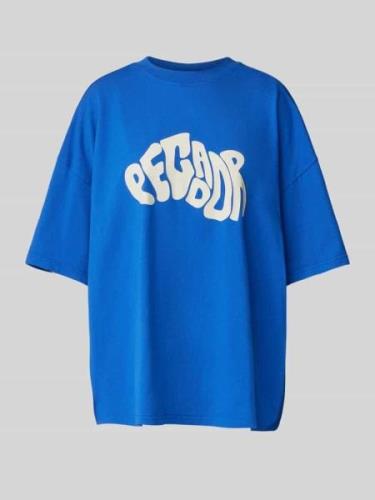 Pegador Oversized T-Shirt mit Label-Print Modell 'PALUMA' in Royal, Gr...