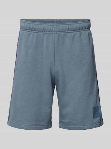 CHAMPION Tapered Fit Sweatshorts mit Label-Print in Anthrazit, Größe X...