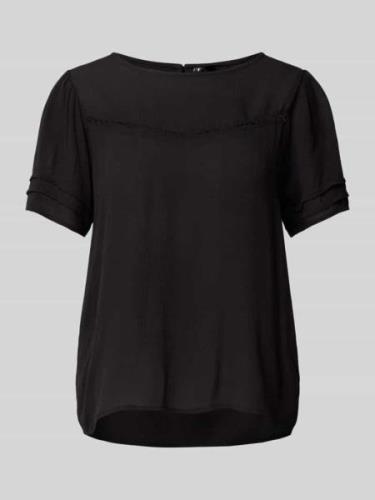 Vero Moda Blusenshirt in Crinkle-Optik Modell 'MENNY' in Black, Größe ...