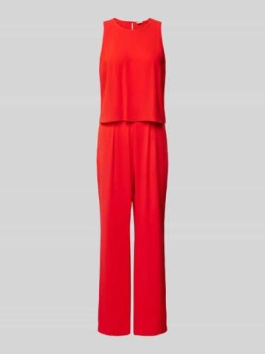 s.Oliver BLACK LABEL Jumpsuit mit floralem Muster in Rot, Größe 40