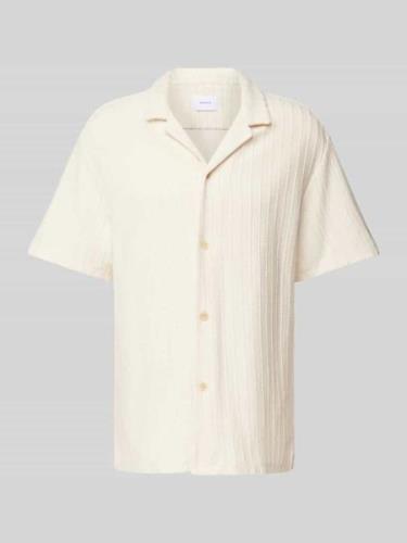 ROTHOLZ Regular Fit Freizeithemd mit Streifenmuster in Offwhite, Größe...
