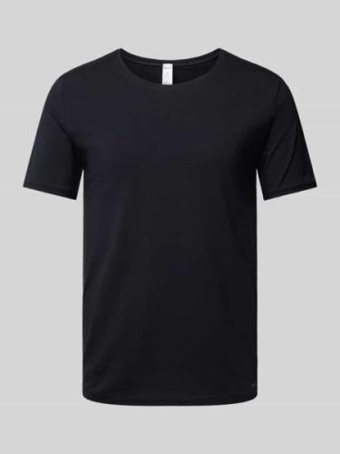 Skiny T-Shirt mit Rundhalsausschnitt in Black, Größe L