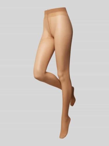 camano Strumpfhose in semitransparentem Design in Beige, Größe 38/40