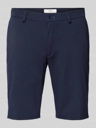 Brax Regular Fit Chino-Shorts mit Gesäßtaschen Modell 'SILVIO' in Mari...