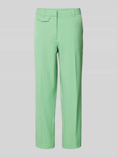 Smith and Soul Straight Leg Stoffhose mit Bügelfalten in Mint, Größe L