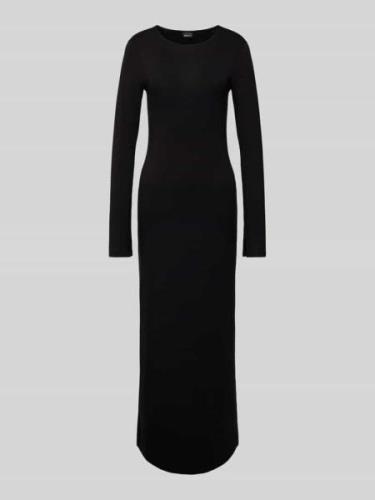 Gina Tricot Maxikleid mit Rundhalsausschnitt Modell 'Agnes' in Black, ...