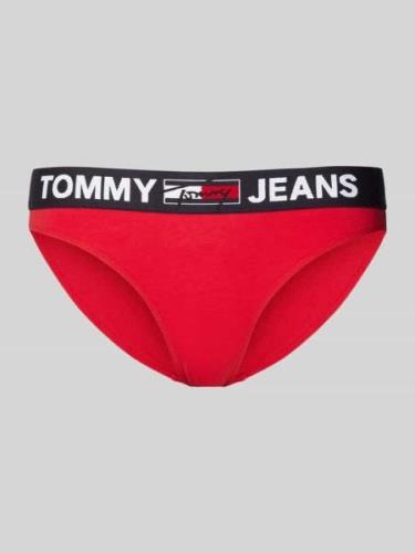 TOMMY HILFIGER Slip mit elastischem Label-Bund in Rot, Größe S
