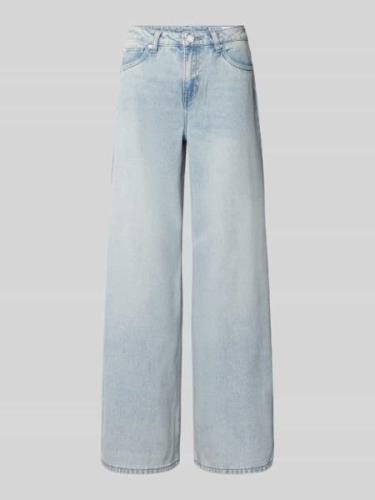 Vero Moda Wide Leg Jeans im 5-Pocket-Design Modell 'ANNET' in Jeansbla...