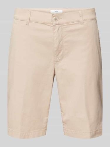 Brax Regular Fit Chino-Shorts mit Gesäßtaschen Modell 'BOZEN' in Beige...