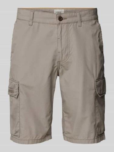 camel active Cargoshorts mit aufgesetzten Taschen in Hellgrau, Größe 3...