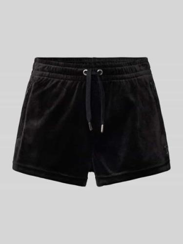 Juicy Couture Shorts mit Reißverschlusstaschen Modell 'TAMIA' in Black...
