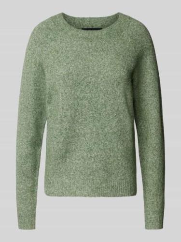 Vero Moda Strickpullover in Melange-Optik Modell 'DOFFY' in Schilf, Gr...