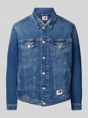 Tommy Jeans Jeansjacke mit Label-Patch Modell 'RYAN' in Dunkelblau, Gr...