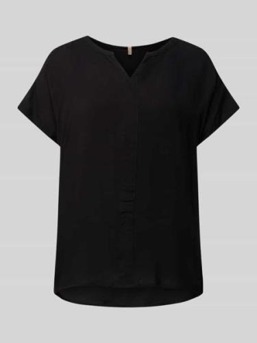 Soyaconcept Bluse mit Tunikakragen Modell 'Radia' in Black, Größe XS