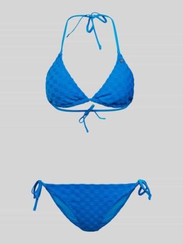 Shiwi Bikini-Set mit Strukturmuster Modell 'Liz' in Royal, Größe 42