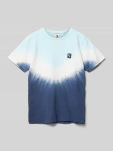 Garcia T-Shirt mit Rundhalsausschnitt in Bleu, Größe 152