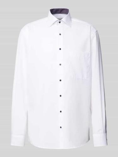 Eterna Comfort Fit Business-Hemd mit Kentkragen in Weiss, Größe 40