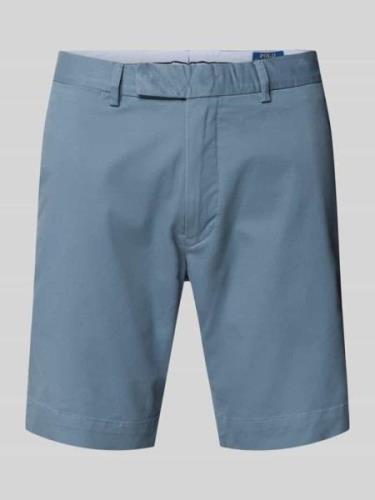 Polo Ralph Lauren Slim Stretch Fit Shorts im unifarbenen Design in Hel...