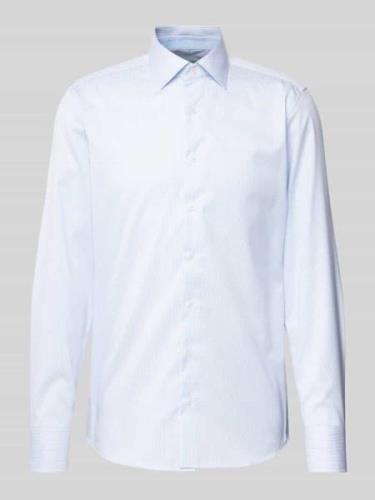 Eterna Slim Fit Business-Hemd mit Haifischkragen in Bleu, Größe 38