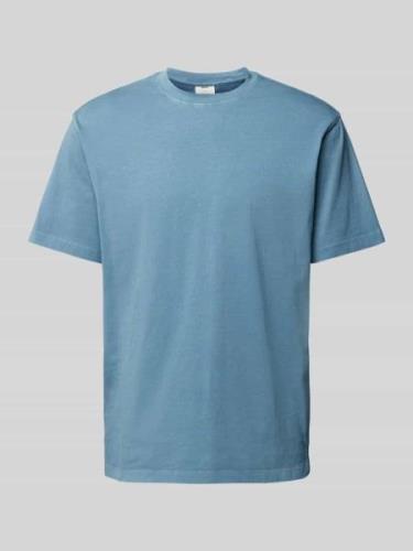 Mango T-Shirt mit Rundhalsausschnitt Modell 'SUGAR' in Blau, Größe L