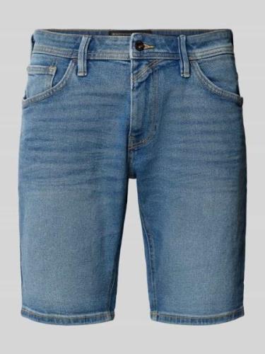 TOM TAILOR DENIM Regular Fit Jeansshorts im 5-Pocket-Design in Jeansbl...